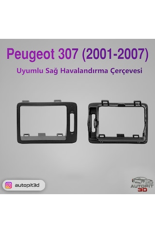 Peugeot 307 2001 2007 Uyumlu Sağ Havalandırma Çerçevesi Havalandırma Çerçevesi