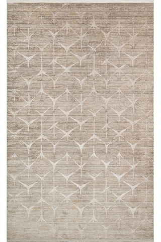 Latte Beige Overdyed Yumuşak İpeksi Tuşeli Yüksek Halı