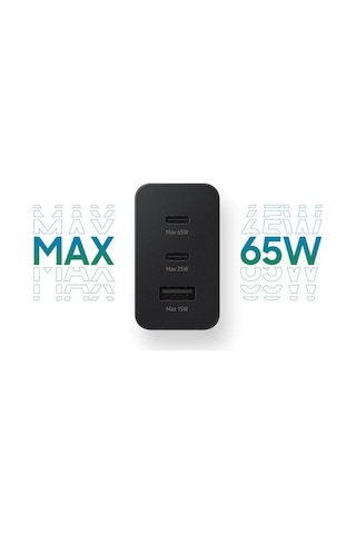 Jms 65W Trio Süper Hızlı Şarj Cihazı