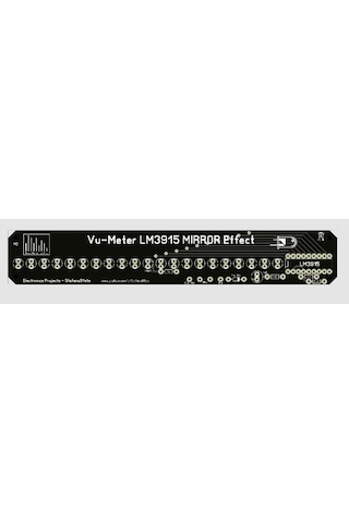 Vu Metre Devresi 21 Ledli Ayna Efektli Vu-Meter Lm3915