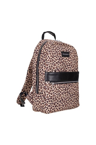 Bloominbag Earthy Leopard 13-14 İnç Laptop / Macbook Sırt Çantası Kahverengi - Sarı - Taba