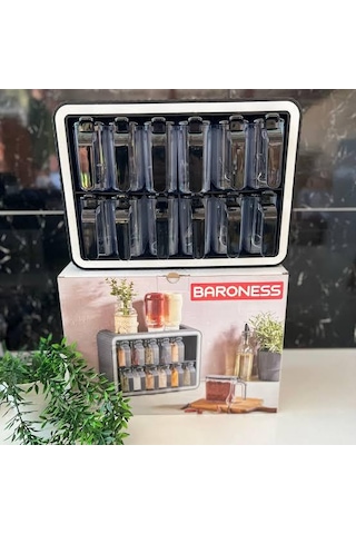 Baroness Baharatlı 12 Li Beyaz - Gri
