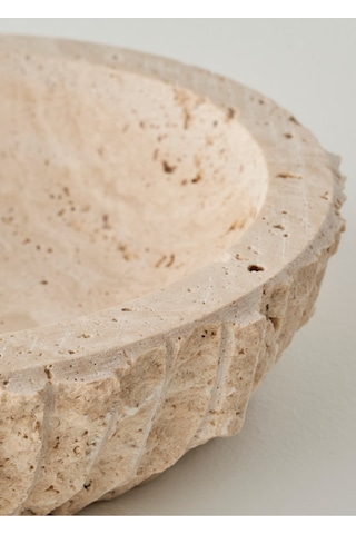 Bella Maison Ephesus Traverten Dekoratif Kase Naturel 20x5 Cm