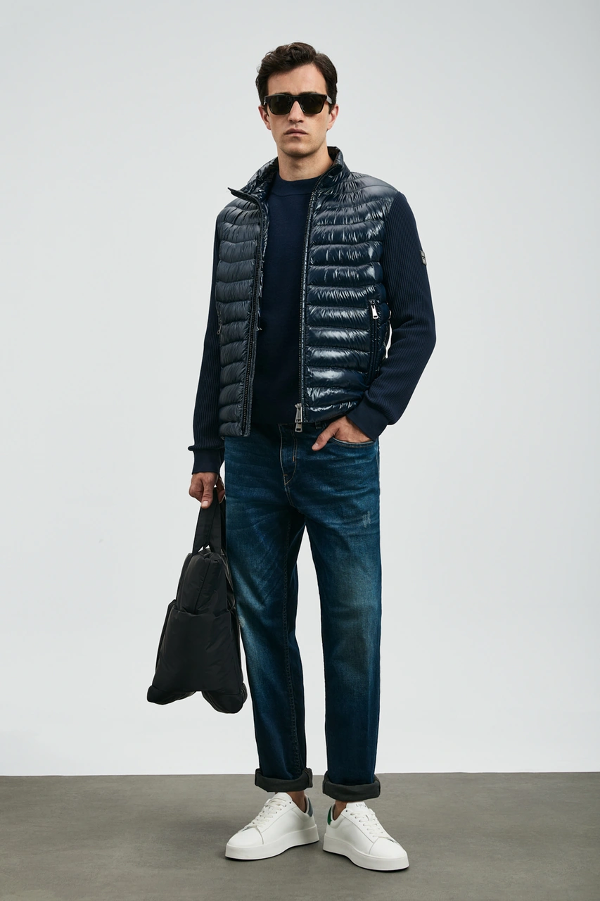 Lufian Anatol Spor Jean Erkek Pantolon Straight Fit Mavi Mavi 112200241100300 Mavi