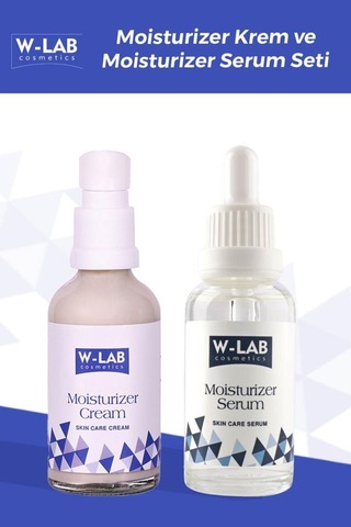 W-Lab Cosmetics Moisturizer Krem + Moisturizer Serum Set