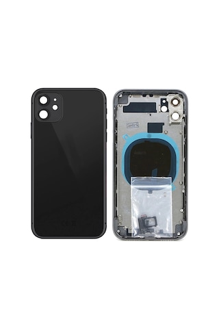 Buradabulabilirsin Iphone 11 Uyumlu Boş Kasa + Kapak Siyah Bbz