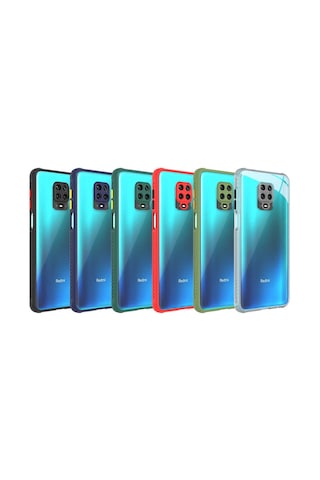 Xiaomi Redmi Note 9s Kılıf Zore Kaff Kapak Koyu Yeşil