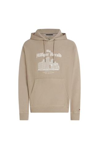 Tommy Hilfiger Herald Skylıne Hoody, Afe Bej Erkek Sweatshirt