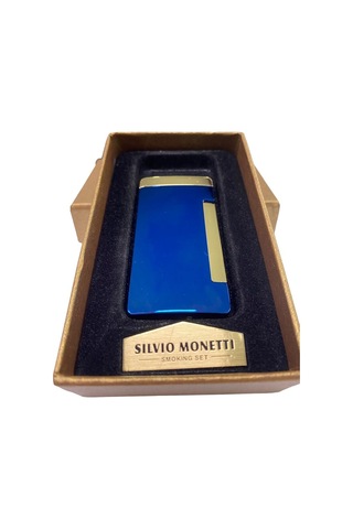 SİLVİO MONETTİ METAL SARI MAVİ ÇAKMAK