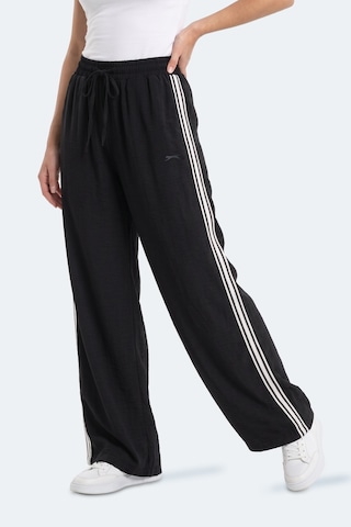 Slazenger Starlıght In Kadın Bol Paça Siyah Eşofman Altı