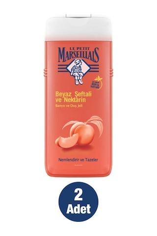 Le Petit Marseillais Beyaz Şeftali ve Nektarin Banyo ve Duş Jeli 2 x 650 ML