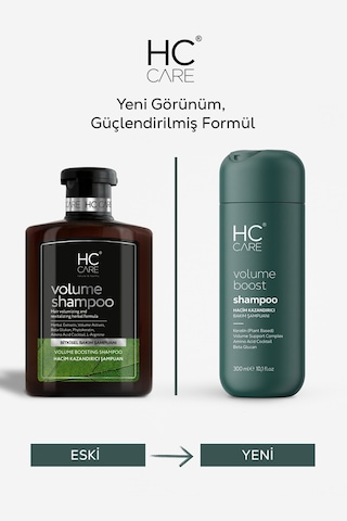 HC Care Volume Boost İnce Telli Saçlar için Hacim Şampuanı 300 ML
