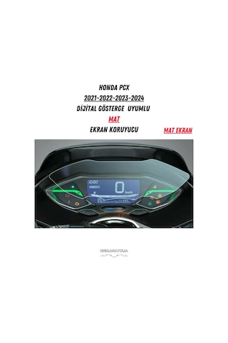 Honda Pcx 2021-2024 Dijital Gösterge Uyumlu Mat Ekran Koruyucu