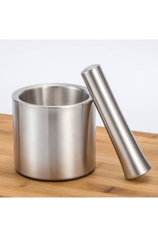 Pazly Cbtx 304 Paslanmaz Çelik Ezilmiş Sarımsak Ezici Balgam Pot Sarımsak Pot, Ev Manuel Taş Akrep Öğütücü Sütun Tipi Sarımsak Güveç Çok Renkli