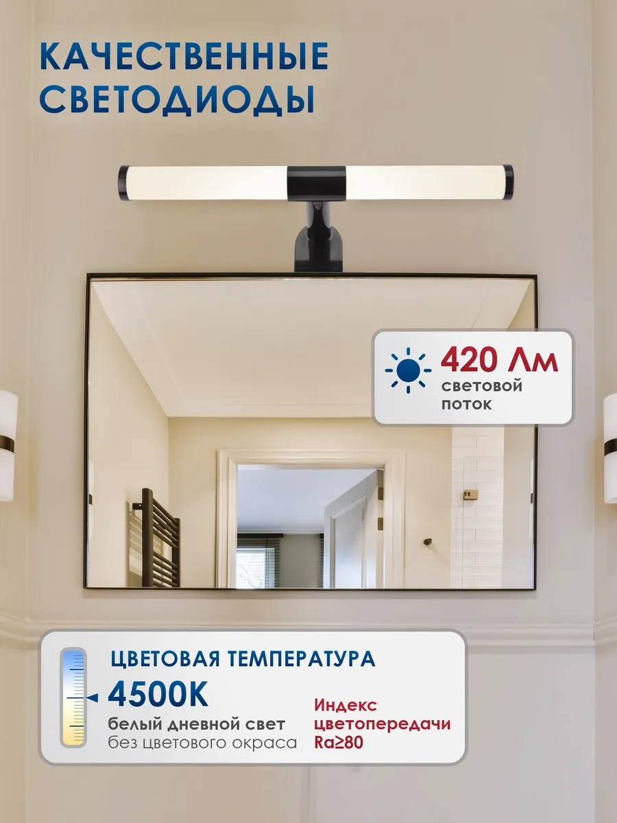 Uniel Mobilya Ve Aynalar İçin Led Aydınlatma Armatürü 321093547 Siyah