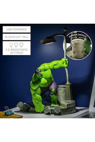 Paladone Marvel - Hulk Diorama Lamba Çok Renkli Paladone Marvel - Hulk Diorama Lamba Çok Renkli
