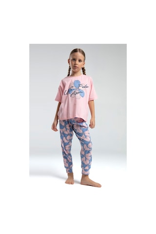 U.S. Polo Assn. Kız Çocuk Somon Şortlu Alt Üst Takım 50312506-VR047