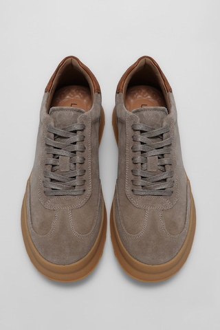 Lufian Adam Erkek Deri Sneaker Ayakkabı Bej Bej 112230207100550 Bej