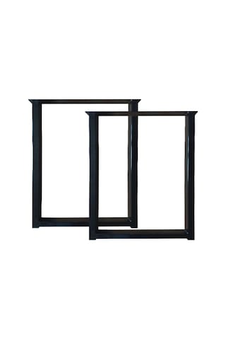 CVTdesign Metal Ayak Masif Kütük Sehpa Bench Bank Ayağı Profil Ayaklar