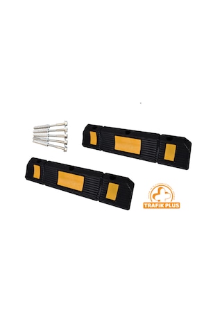 Trafik Plus Kauçu Araç Stoperi 60cm, 2'li Set, 60x12x10 Cm