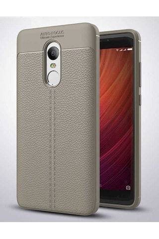 Xiaomi Redmi Note 4x Kılıf Zore Niss Silikon Kapak Gri