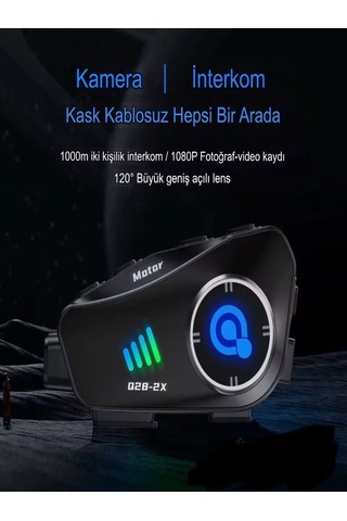 Su Geçirmez Wireless 30fps Hd 1920^1080p Kamera Motosiklet 2kişi