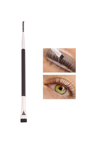 Çift Başlı Kirpik Perma Kaldırma Fırçası Taşınabilir Laminasyon Kirpikleri Ayırma Kirpik Kaldırma Kirpik Uzatma Aracı Detay Fırçası