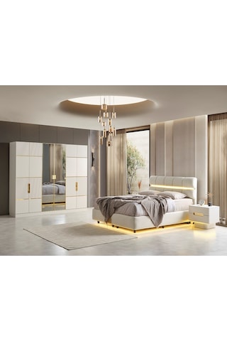 Basel Mdf Yatak Odası Takımı