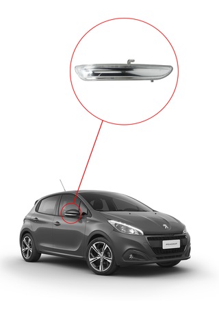 Peugeot 208 - Opel Corsa F Ayna Sinyali - Sağ- 1607512680