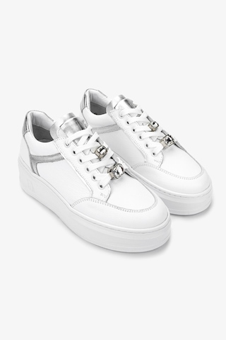 Valmenti Kadın Hakiki Deri Sneakers & Spor Ayakkabı 1116 450 Bn Ayk Y25 Byz Fltr/lm Grn/lm Ts Beyaz