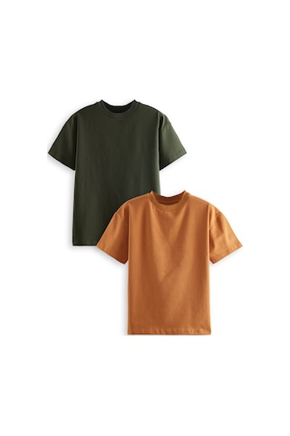 Denokids Erkek Çocuk Basic Oversize 2'li T-shirt Takım Renkli
