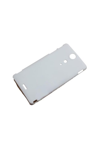 Xperia Tx Lt29i İle Uyumlu Sert Kauçuk Kılıf Beyaz