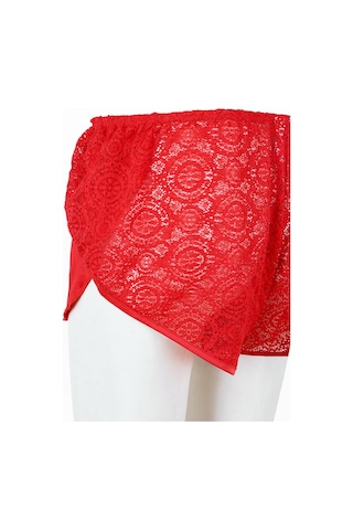 Loya Kadın Kırmızı Alanis Dantelli Şort Külot Kırmızı