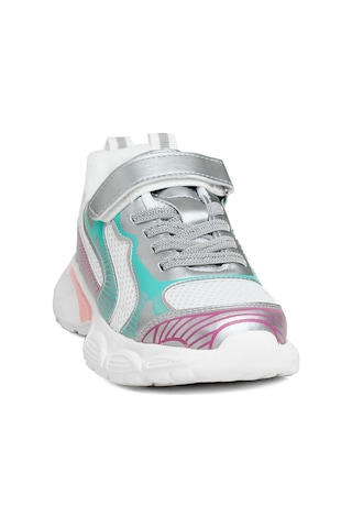 Jump Cool Adam Bebe Spor Ayakkabı Gümüş Beyaz - Pembe