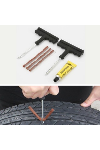 6 Parça Araba Motosiklet Otomobil Bisiklet Lastik Tamir Kiti Araç Bakım Seti 5324