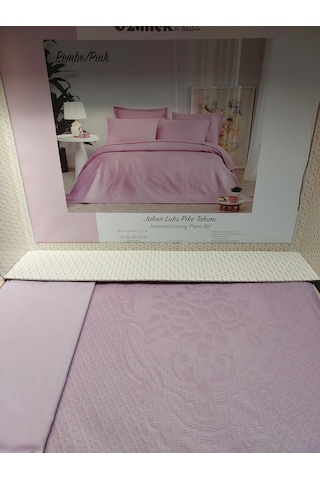 Özdilek Rf -pembe- Jakar Lux Kp Z Çift Kişilik Pike Takımı