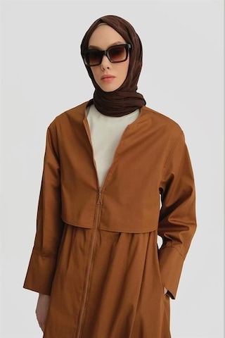 Armine Balon Etekli Pardesü 25y8205 Taba Kahverengi