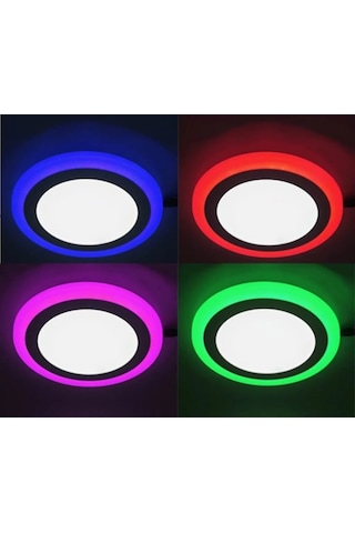 5-9-16-24 Watt Çift Renkli Led Panel Spot Lamba Armatür