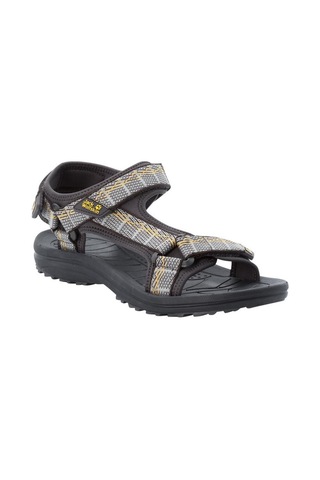 Jack Wolfskin 4052011 Wave Breaker M Asphalt Erkek Sandalet Gri