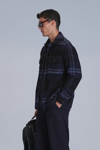 Lufian Erkek Barder Basic Slim Fit Gömlek 112010662 Lacivert Lacivert