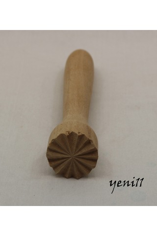 Ahşap Kalın Dişli Bar Tokmak Mojito 22 CM Havan