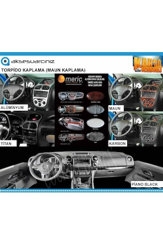 Meriç® Audi A3 Ön Torpido Kaplama 12 Parça 2008-2014 (530155875)