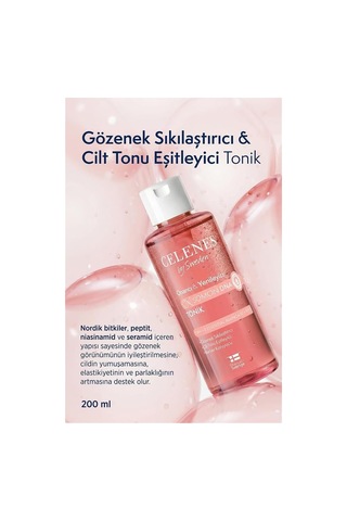 Celenes By Sweden Somon Dna Pdrn Gözenek Sıkılaştırıcı &amp Cilt Tonu Eşitleyici Tonik, 200 Ml