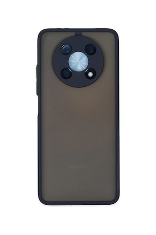 Mep Huawei Nova Y90 Kılıf Montreal Silikon Kapak - Lacivert Najmaddin renkli