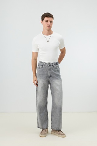 Antioch Relax Fit Erkek Jean Gri