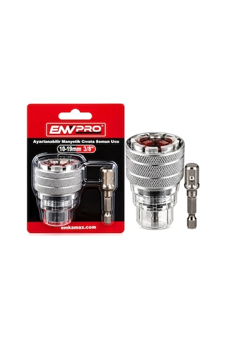 Emvpro Emv-5669 Ayarlanabilir Manyetik Cıvata Somun Ucu 10-19 Mm