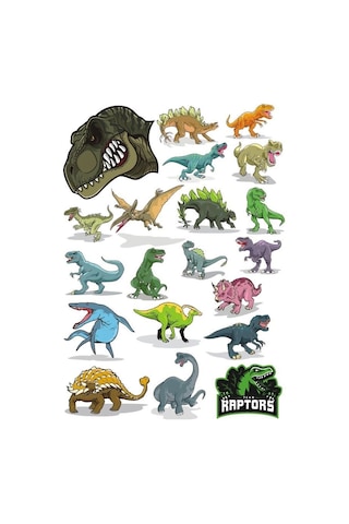 Dinazor Sticker Set-2 15 Parça Telefon, Tablet, Defter, Laptop Sticker Dinazor Sticker Set-2 15 Parça Telefon, Tablet, Defter, Laptop Sticker