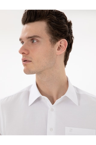 Pierre Cardin Erkek Beyaz Gömlek Kısa Kollu 50307003-vr013 Beyaz