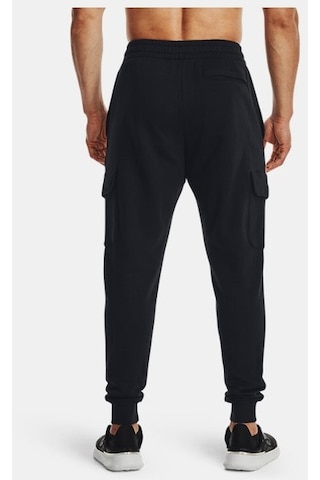 Erkek UA Rival Fleece Cargo Eşofman Altı 1382134-001 Siyah - Beyaz