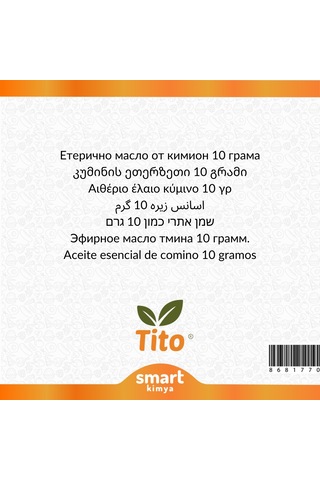 Tito Kimyon Uçucu Yağı Cuminum Cyminum 10 G